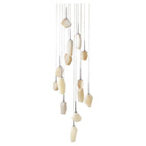 Phlisia Irregular Contemporary Alabaster Pendant Light